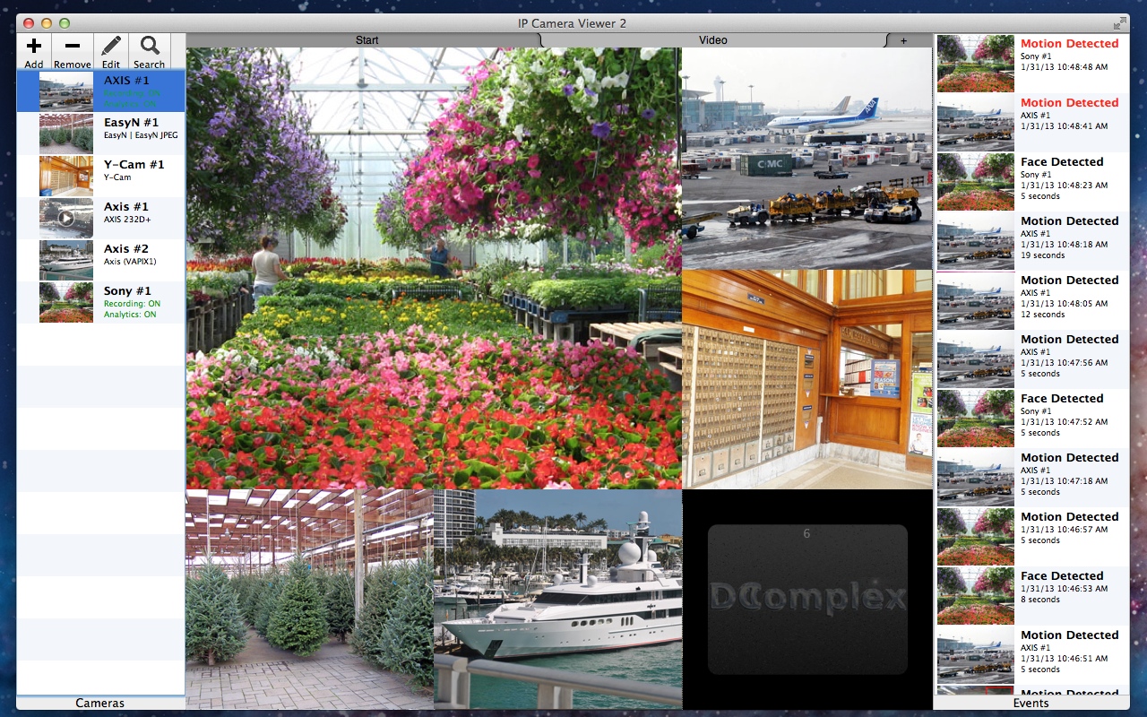 Events - Motion Detection